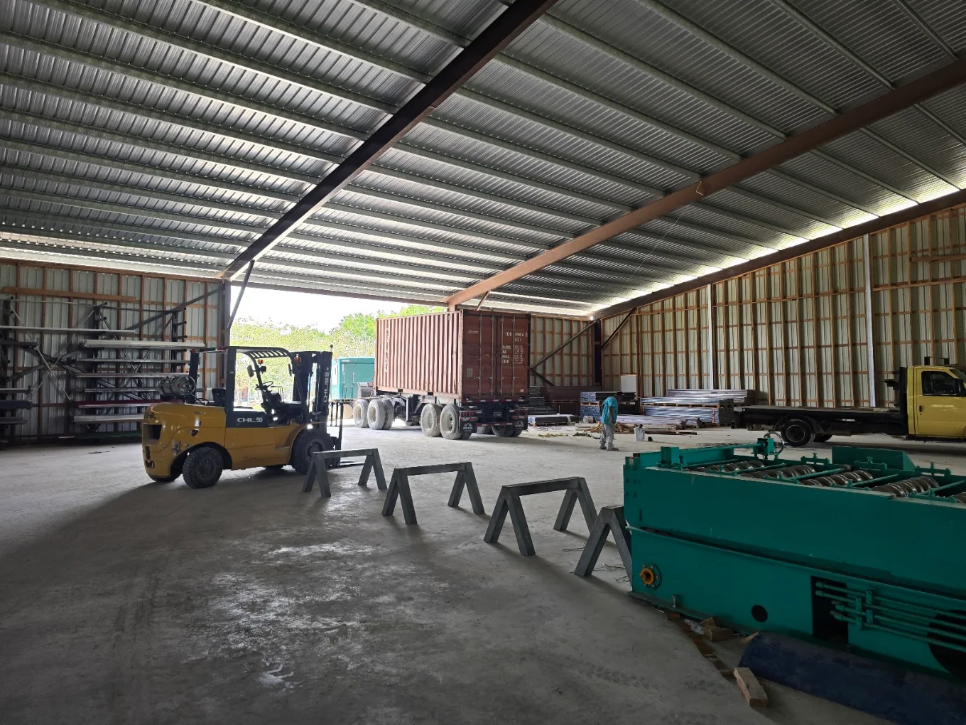 Plett's warehouse full of premium building materials